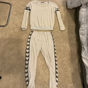 Wildfox hearts pj set